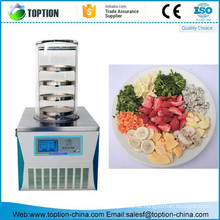China mini kleine Vakuumnahrung gefrieren Trockner lyophilizer Maschine für Haus / Labor im Verkauf